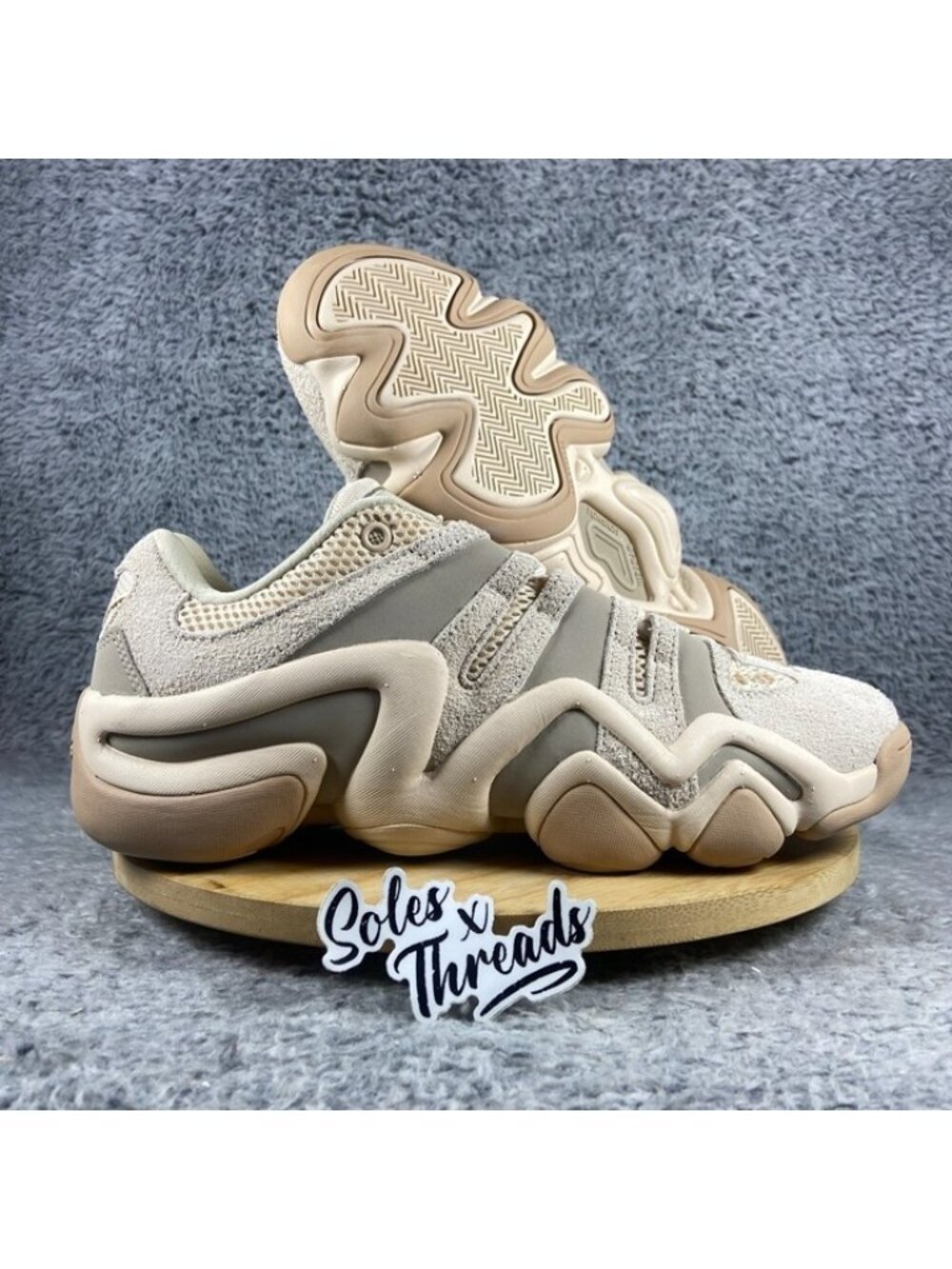Adidas Crazy 8 Low Newport Beach Size 10 Men Halo Ivory Sandstone JI0339